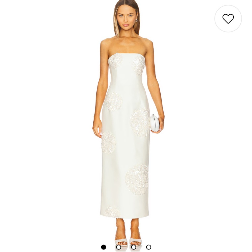 Leo Lin Rayna Embellished Bustier Maxi Dress